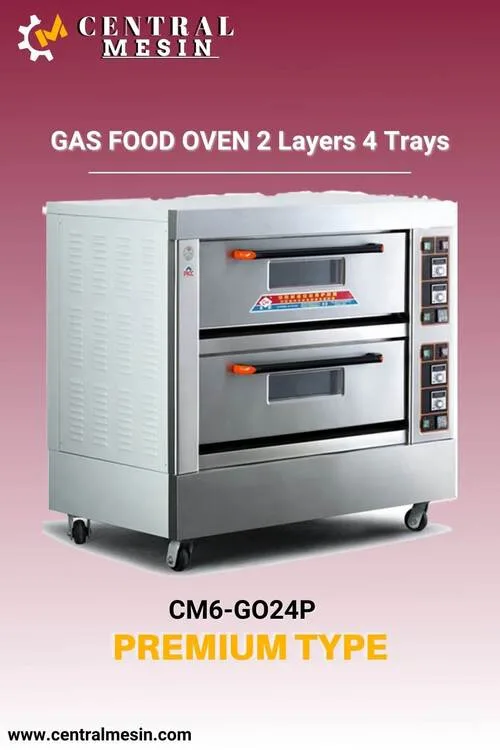 Mesin Gas Food Oven CM6-GO24P