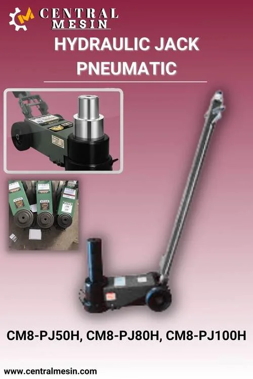 Hydraulic Jack Pnaumatic CM8-PJ50H , CM8-PJ80H , CM8-PJ100H