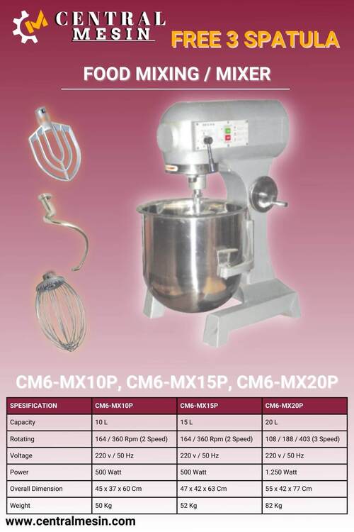 Spec CM6-MX10P , CM6-MX15P , CM6-MX20P